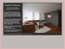 Tablet Screenshot of duplexglasgow.com